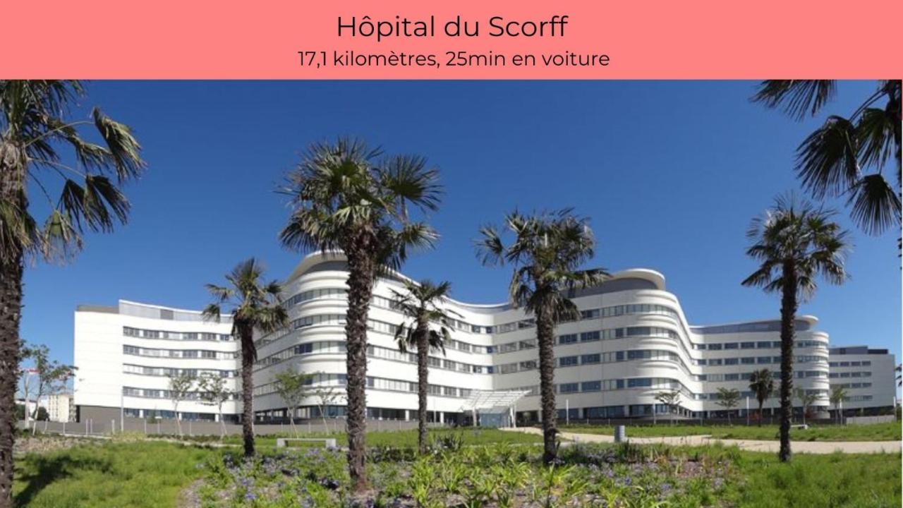Le Phare Ouest - 80 M De La Mer - Vue Ocean Sur Le Balcon - Entierement Renove - Internet Haut Debit - Nouveau Плёмёр Экстерьер фото
